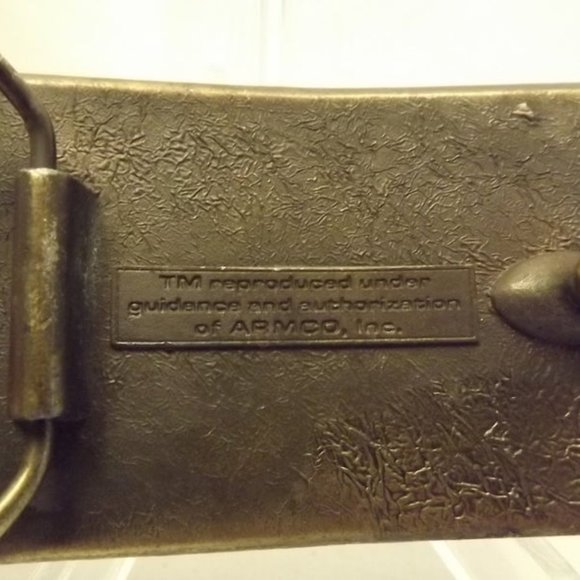 Vintage ARMCO Collectable Oil Field Belt Buckle - Picture 4 of 5